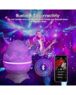 Dinosaur Egg Aurora Galaxy Lamp – 14 Colors, Bluetooth Speaker, White Noise, Star Projector Night Light with Remote & Timer