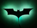 Batman Logo LED Night Light – 7 Color Changing, Dark Knight Themed 3D Mood Light - Image 2