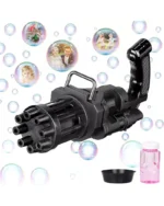 Bubble Blaster 8-Hole Automatic Bubble Machine – Electric Bubble Gun & Fan Toy for Kids Outdoor/Indoor Parties - Image 2