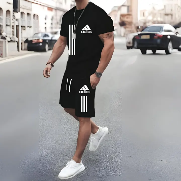Combo Half T-Shirt And 3 Quarter Pants For Man