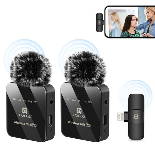 F11-2 Wireless Collar Microphone for iPhoneAndroidType C with 99% Noise Cancellation