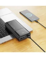 HOCO J144A 30000mAh Power Bank – Fast Charging, LED Display, Dual USB-A & Type-C (20W PD)