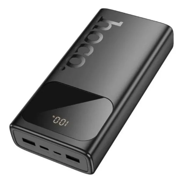 HOCO J144A 30000mAh Power Bank – Fast Charging, LED Display, Dual USB-A & Type-C (20W PD)