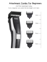 HTC AT-538 Rechargeable Cordless Hair and Beard Trimmer for Men