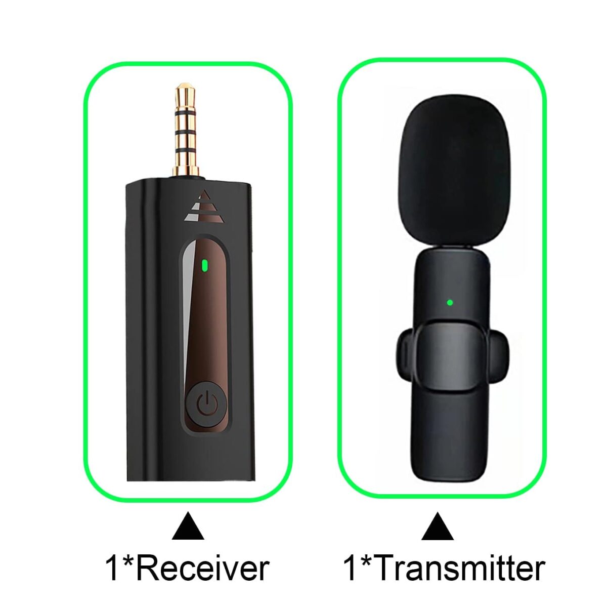 K-35 single Wireless Collar Microphone for Vlogging Interview Live Streaming YouTube Compatible with BT Speakers, DSLR Camera - Image 2
