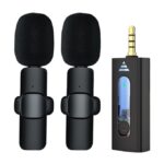 K35 Dual Wireless Lavalier Microphone Kit | Plug & Play with Noise Cancellation for Vlogging, Interviews & Home Studio - Image 4