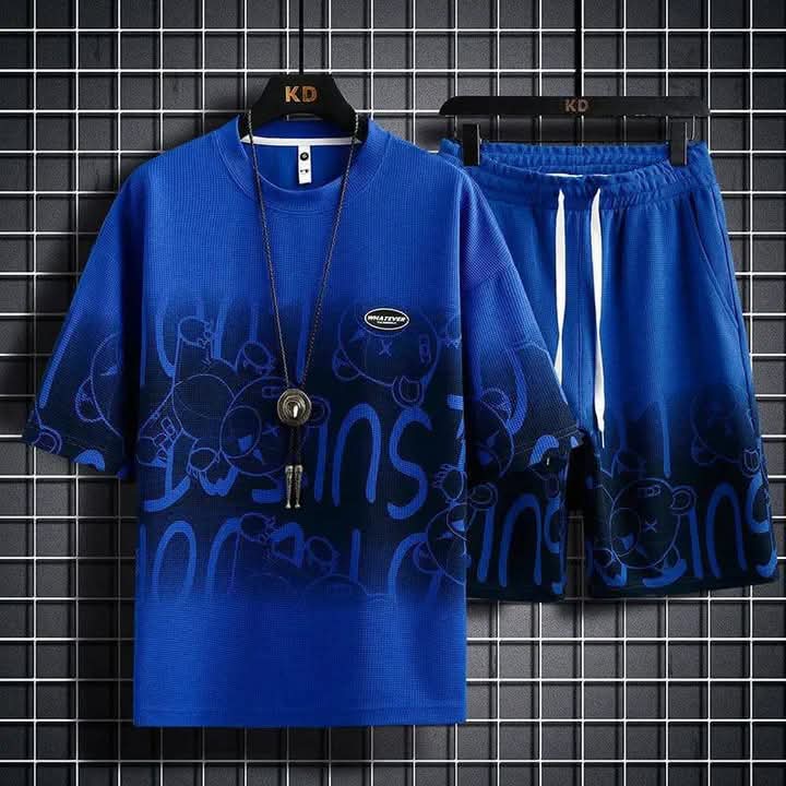 Men's Comfort Jersey T-Shirt & 3 Quarter Pants Combo