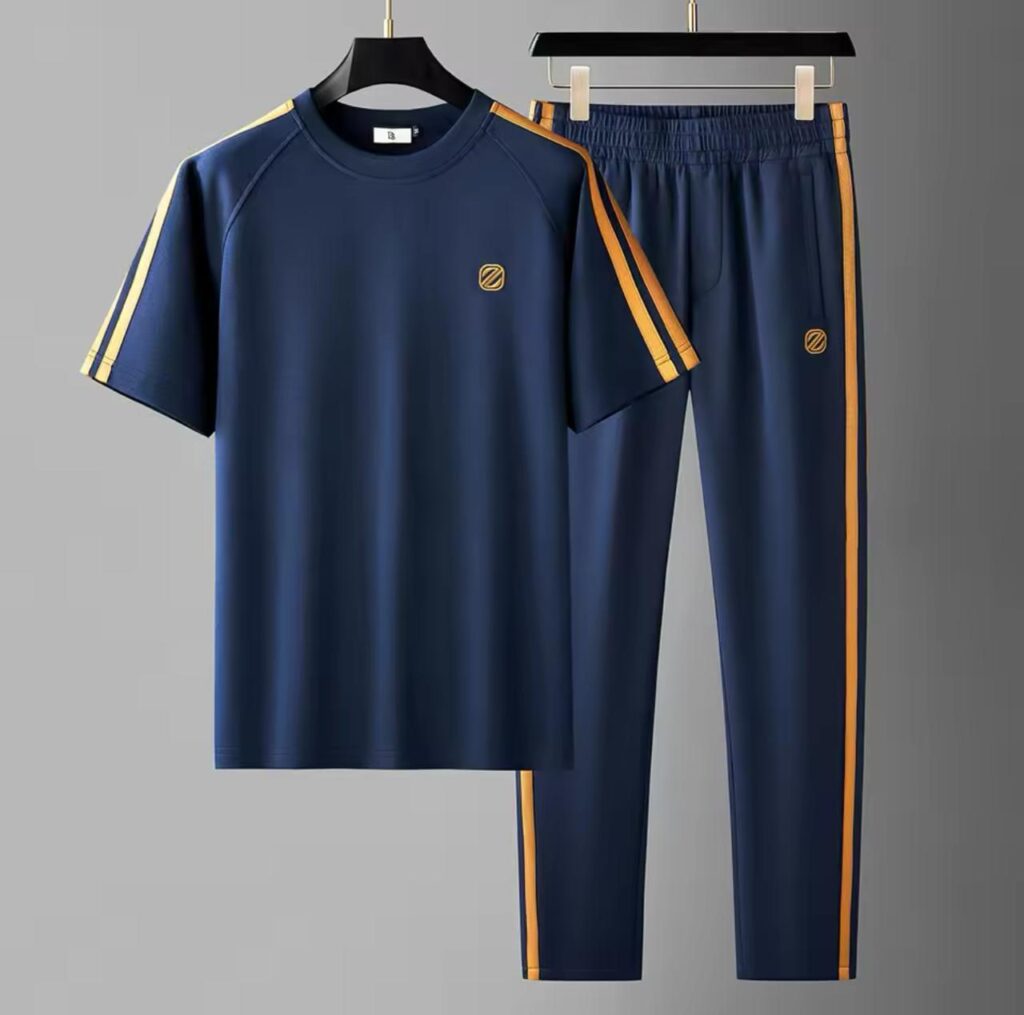 Men's Trendy T-Shirt & Trouser Combo Mash Jersey Set with Quality Screen Print