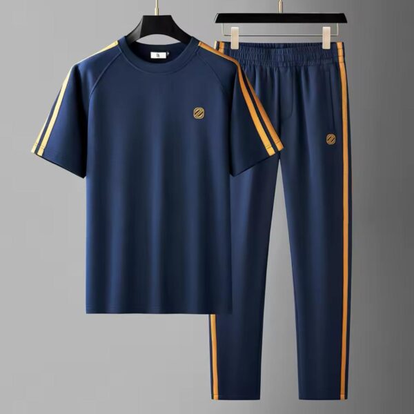 Men's Trendy T-Shirt & Trouser Combo Mash Jersey Set with Quality Screen Print