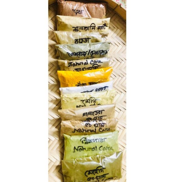 Natural All Care Herbal Pack (600g) – 12 Ayurvedic Ingredients for Hair Growth, Skin Glow & Scalp Care