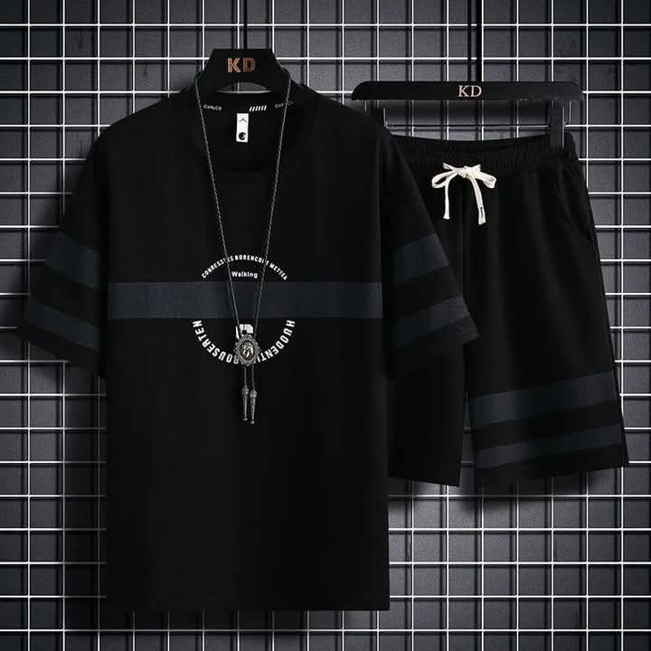 New Combo Half T-Shirt And 3 Quarter Pants For Man