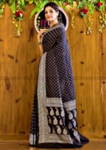 Premium Apsan & Block Printed Dhupiyan Saree with Blouse Piece | Stylish Collection - Image 2