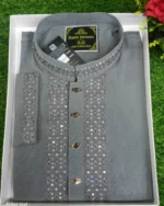Premium Panjabi for Men – Vangchur Stiz Fabric with Snap Button - Image 3