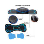 Smart Mini EMS Neck Massager - Portable Electric Body Massage Stick for Pain Relief