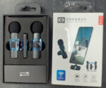 Wireless K9 Lavalier Microphone – Ultra-Low Latency Clip-On Mic for Mobile, Camera & Tablet (Type-C/Lightning, 10H Battery, Noise Reduction)